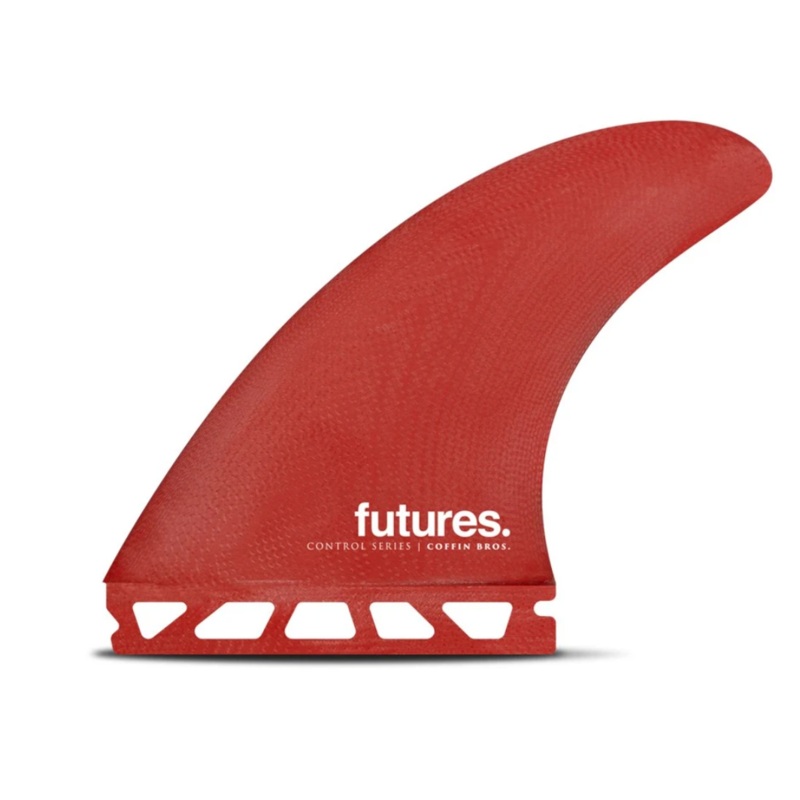 Coffin Bros Fibreglass Thruster Set – Red