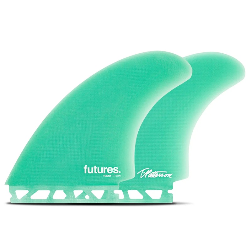 Futures Fins Timmy Patterson Fiberglass Twin Fin Set – Teal
