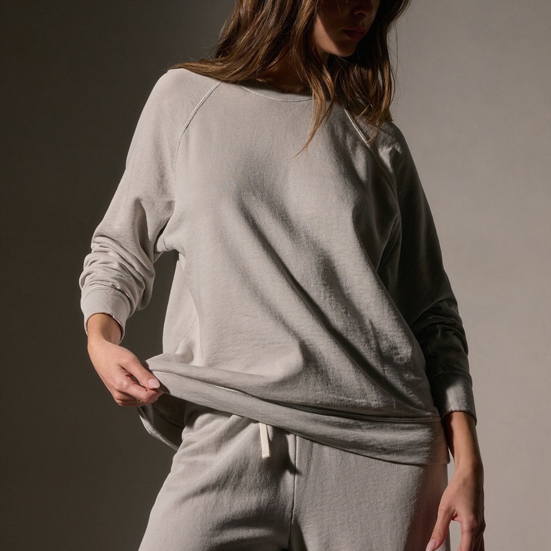 Vintage French Terry Relaxed Sweatshirt – Salt Pigment