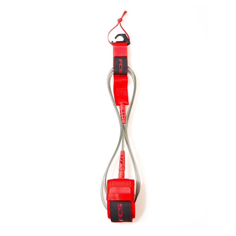 FCS 7ft Regular Leash – Red