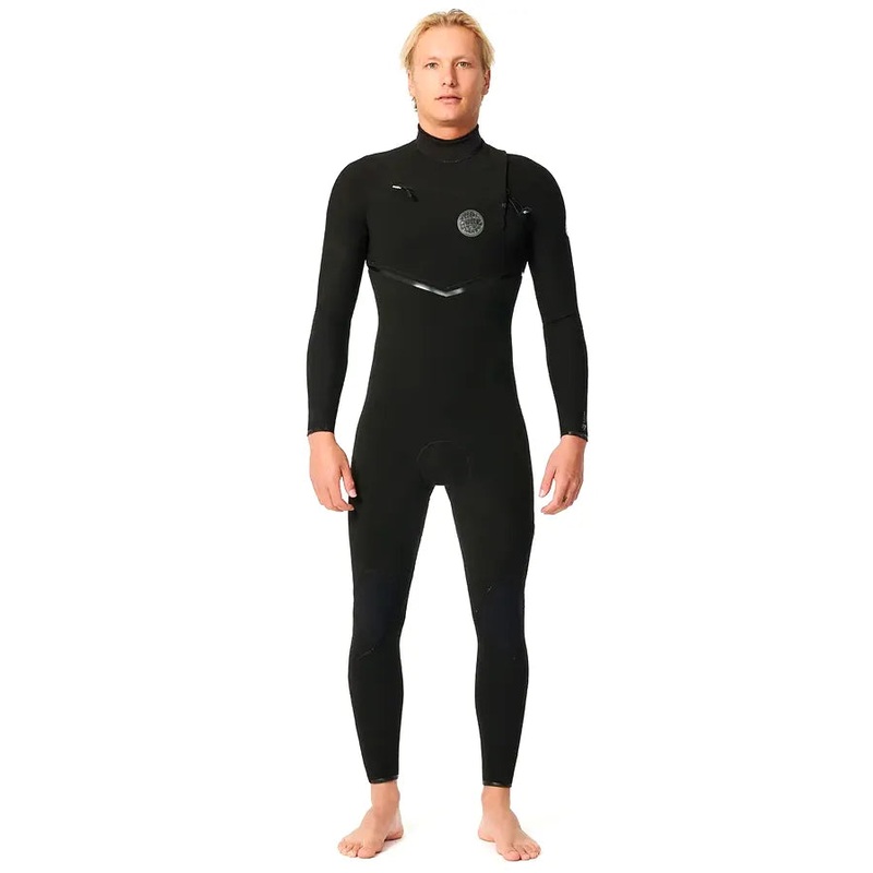 Rip Curl E Bomb 5/3mm Mens Chest Zip Wetsuit – Black 24/25