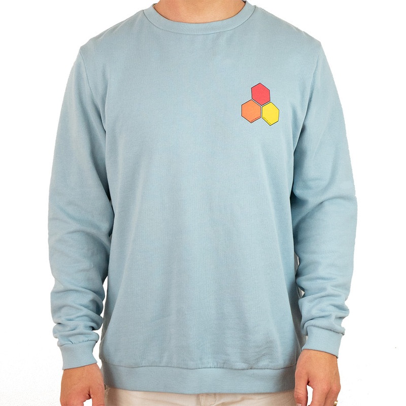 Channel Islands Curren Hex Crew Sweatshirt – Ocean Blue