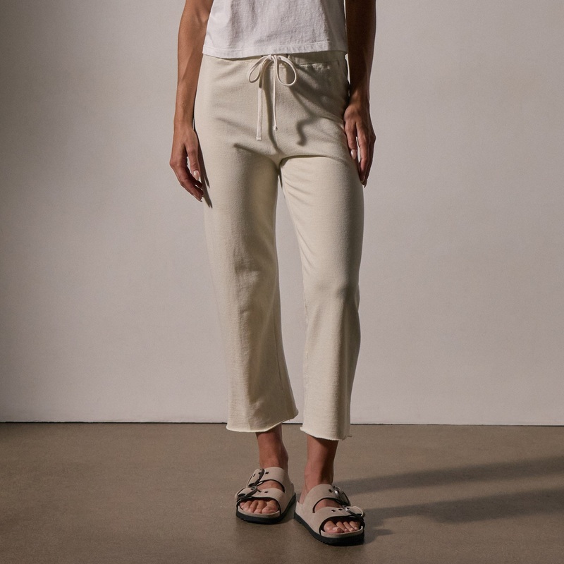French Terry Cutoff Sweatpant – Canvas