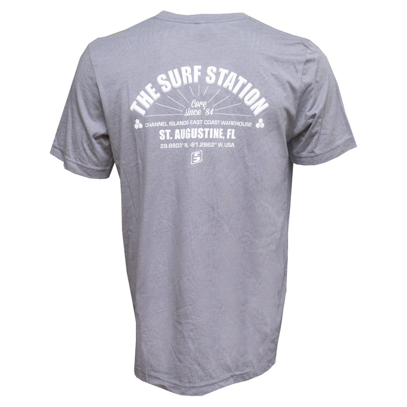Surf Station Core Since 84 Men’s T-Shirt – Heather Slate