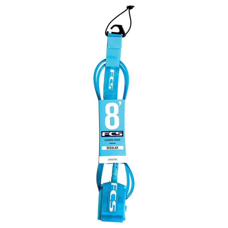 FCS 8ft Regular Leash – Teal