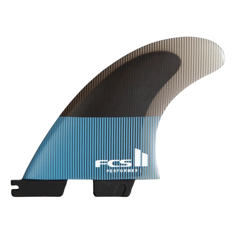 FCS II Performer PC Quad Fin Set – Medium – Tranquil Blue