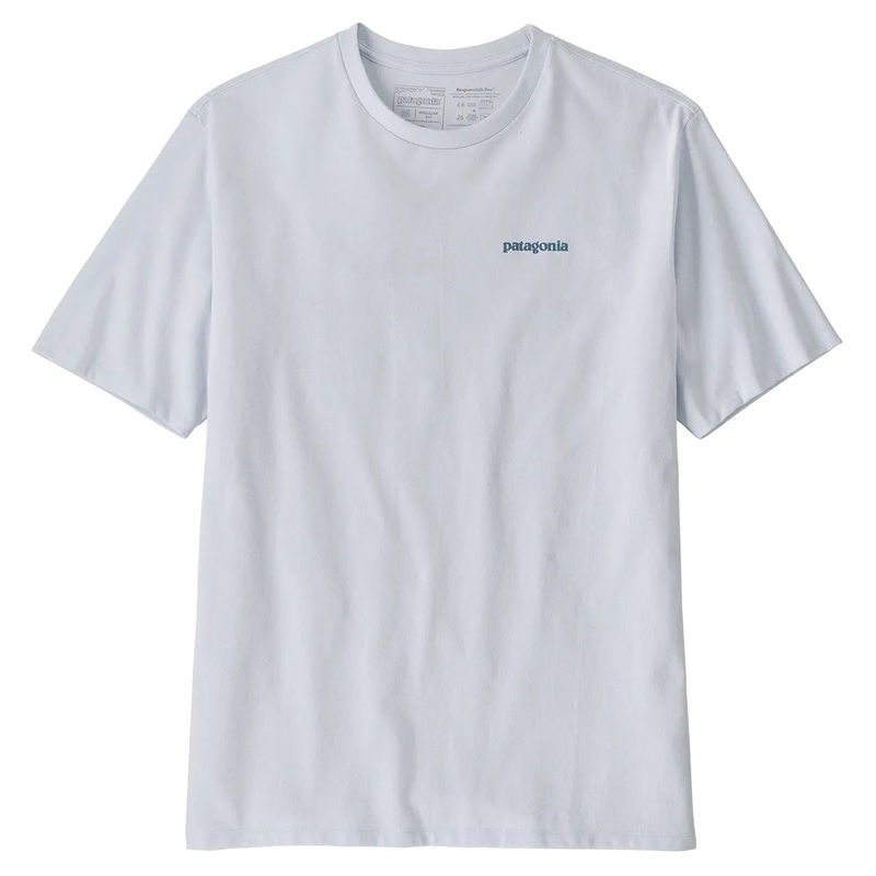 Patagonia Men’s Flying Fish Organic Cotton T-Shirt – White