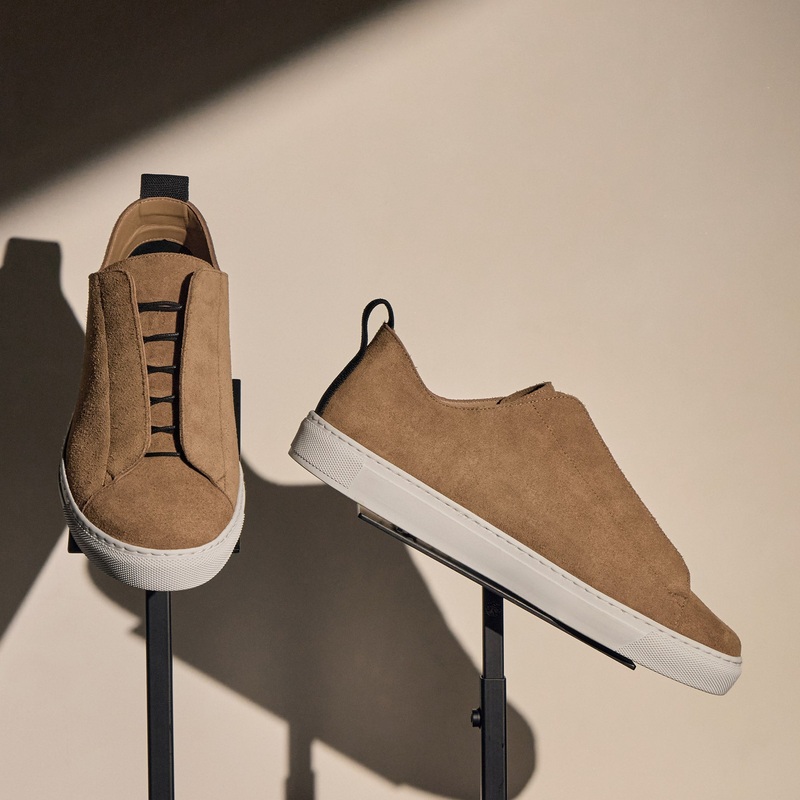 Men’s Suede Solstice Sneaker – Chestnut