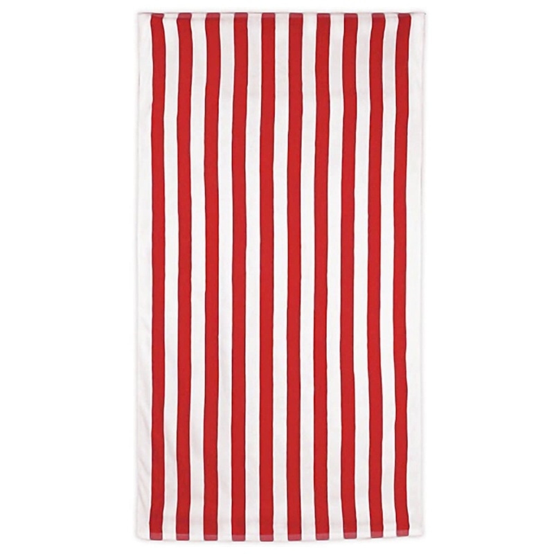 Wet Products Cabana Stripe Towel – Red