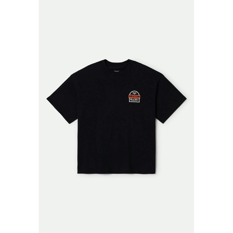 Brixton Drayton Heavyweight Relaxed T-Shirt Black Classic Wash