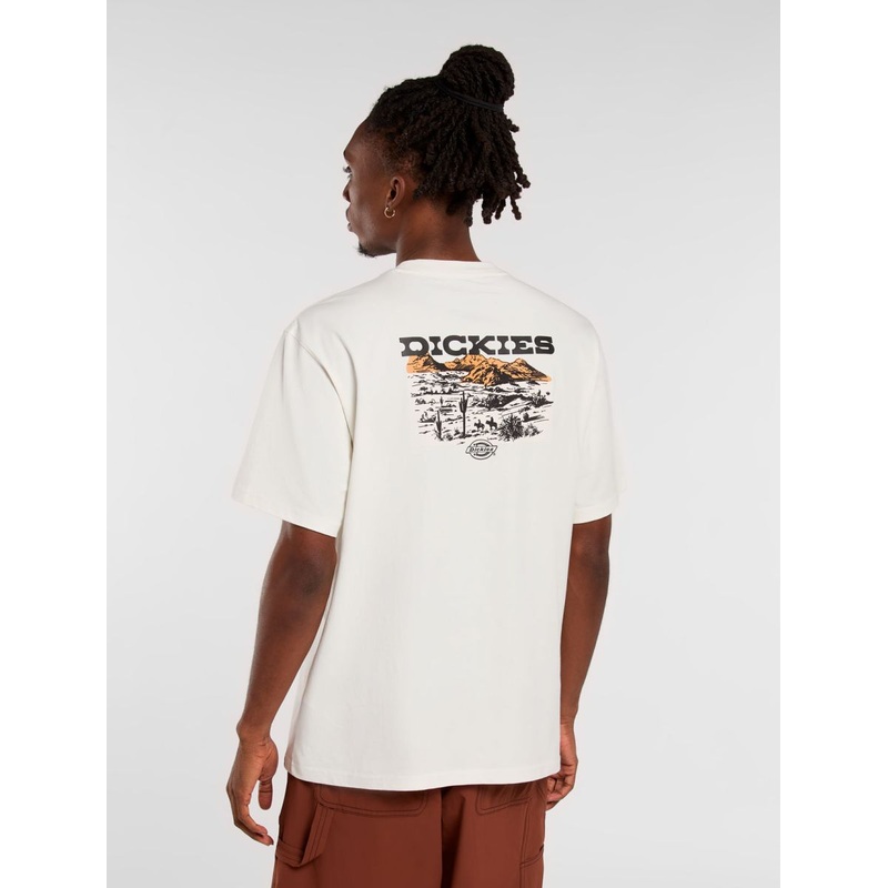 Dickies Landscape Short Sleeve T-Shirt Egret