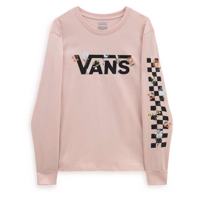 Vans Women’s Wyld Tangles Micro Ditsy Long Sleeve Boyfriend T-Shirt