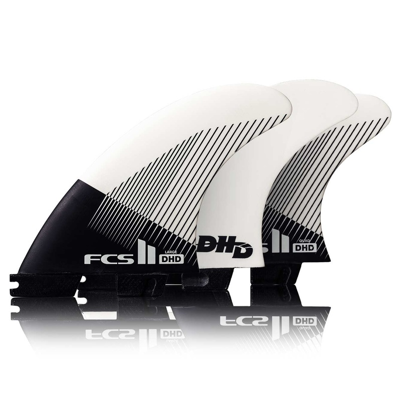 FCS II DHD PC Tri Quad Fin Set – Large