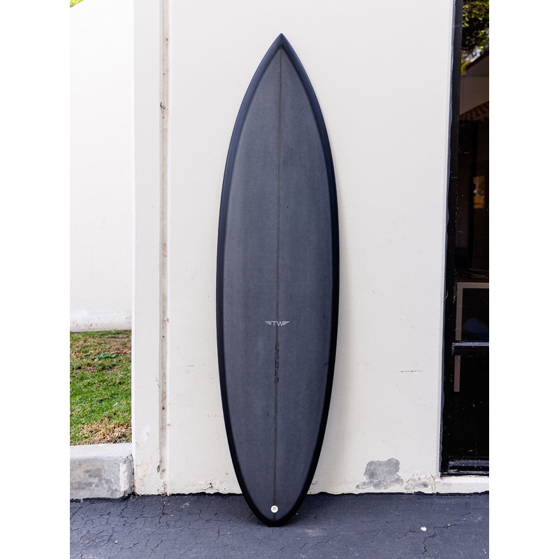 Tyler Warren | Twin Pin 68 Battleship Grey Surfboard