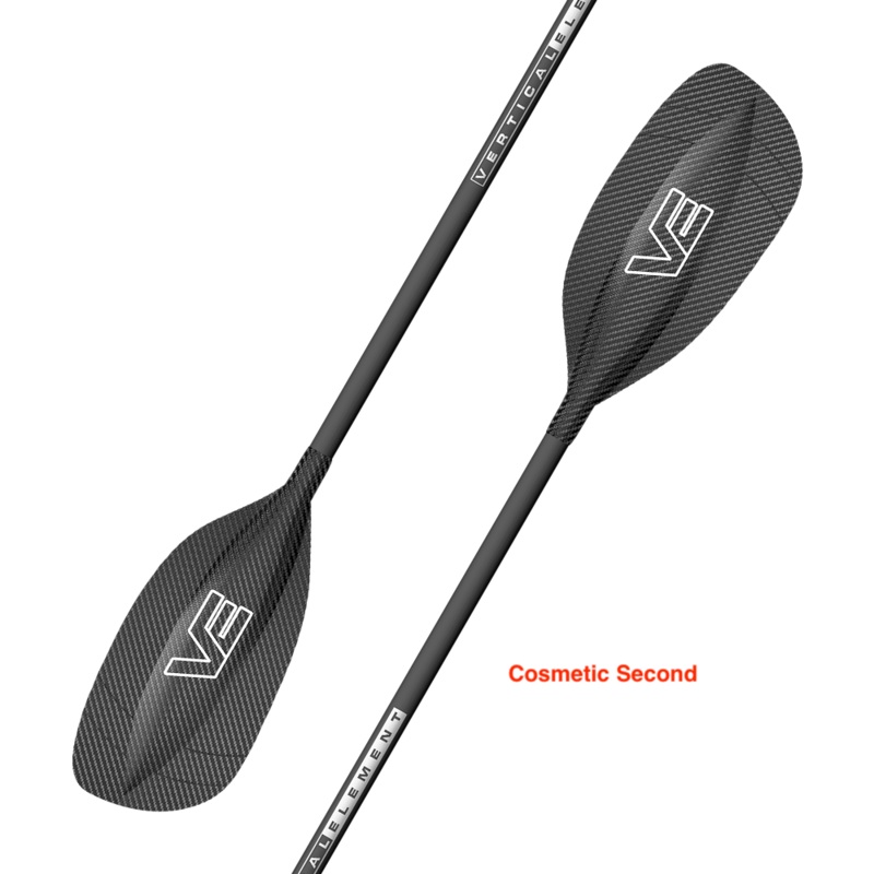 VE Aircore Pro Carbon Kayak Paddle – Straight Glass Shaft – Graded
