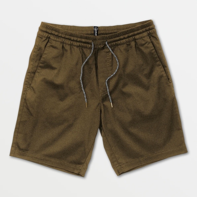 Volcom Frickin Elastic Waist 19″ Men’s Walkshorts – Brown