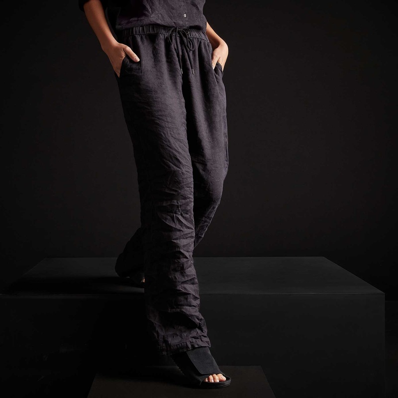 Lightweight Linen Pant – French Navy Pigment