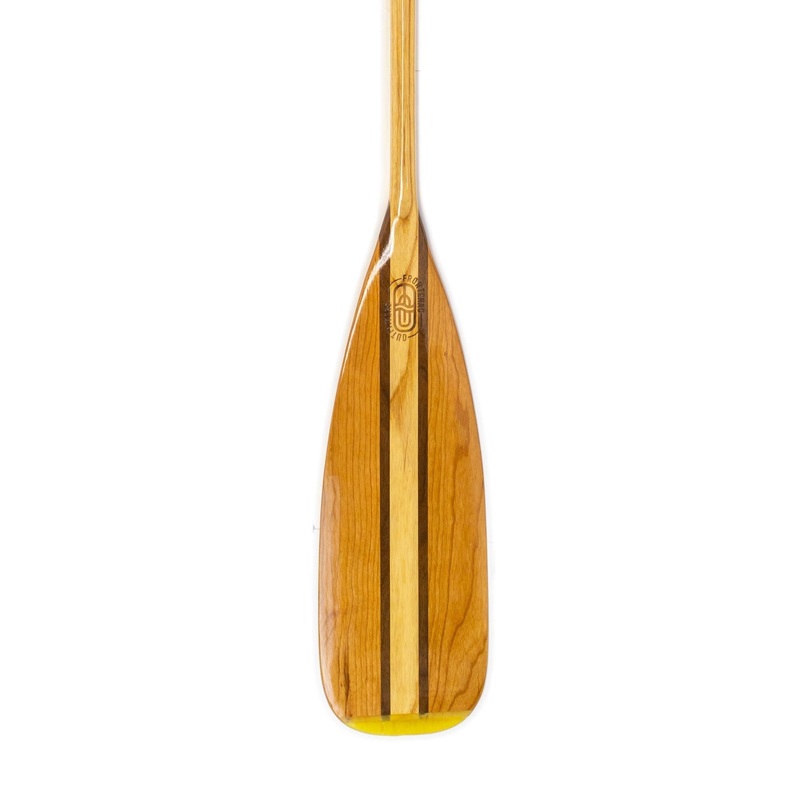White Ash Cherry/Walnut 7″ Beavertail Canoe Paddle