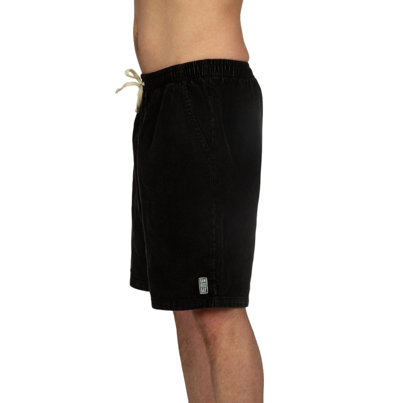 BamBooBay Big Chill Cord Shorts Washed Black