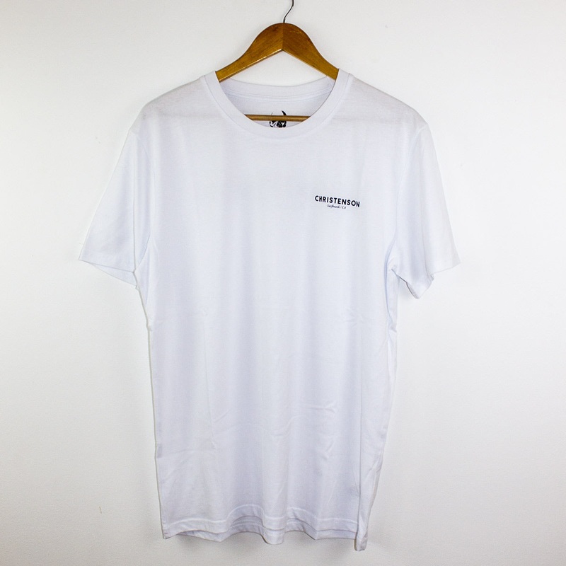 Christenson Surfboards Logo Tee – White