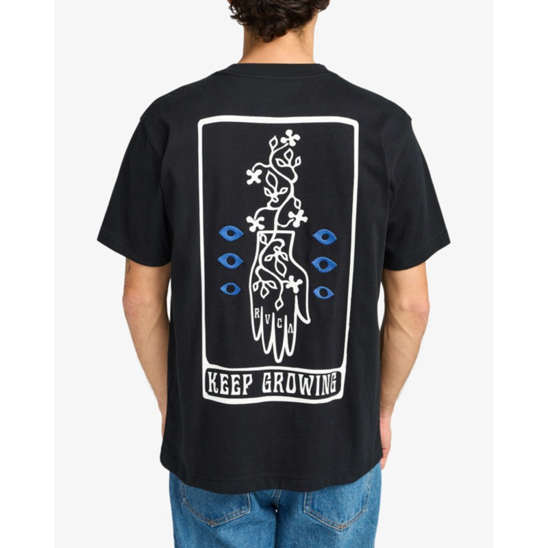 RVCA Keep Growing Short Sleeve T-Shirt Black