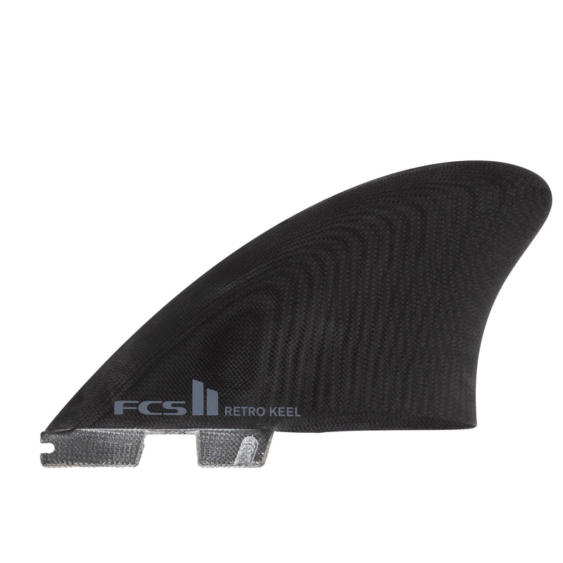 FCS II RETRO KEEL TWIN FIN PG – BLACK