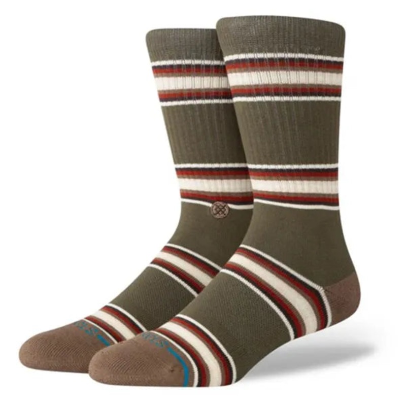 Stance Socks Hilltop Crew Socks – Dark Green
