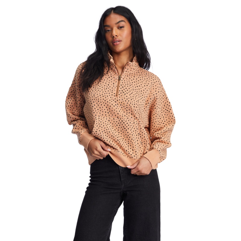 Billabong Lazy Mornings Sweatshirt-Tan