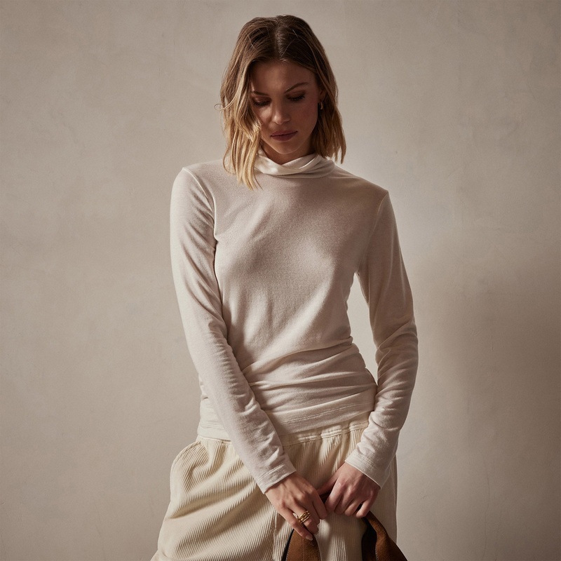 Tencel Cashmere Turtleneck – Canvas