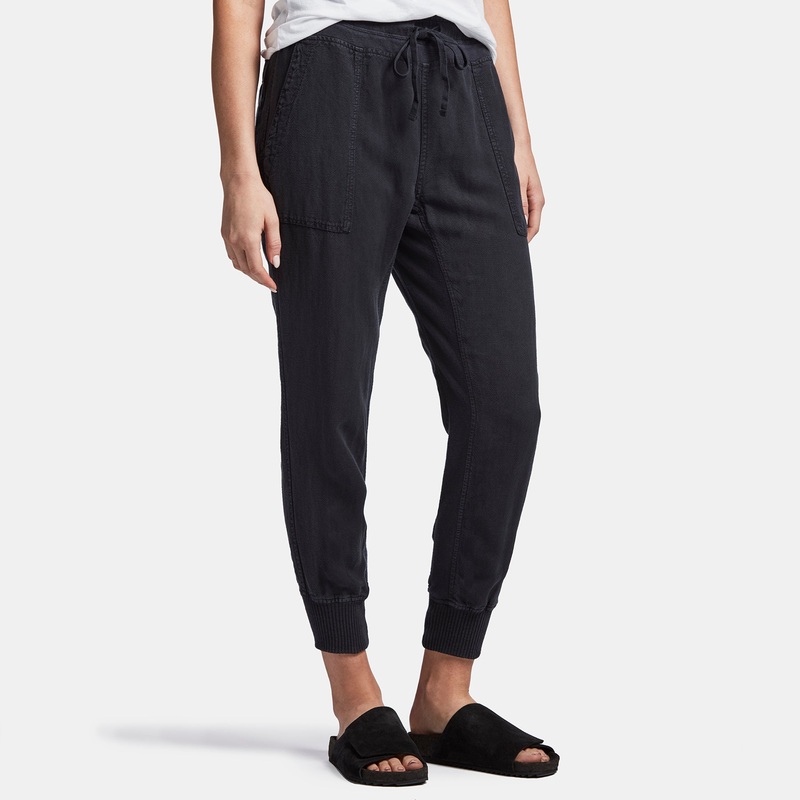 Canvas Linen Relaxed Pant – French Navy