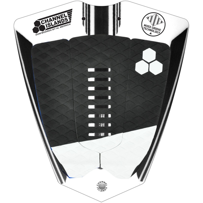 Channel Islands Mixed Groove Traction Pad-Black/White
