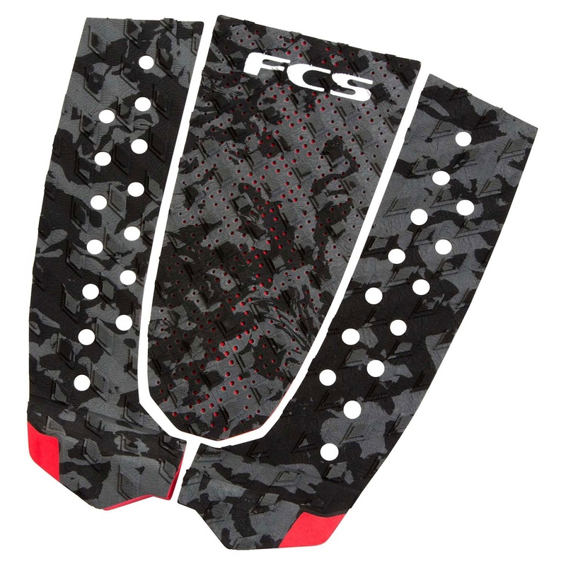 FCS T3 3 Piece Deck Pad – Charcoal/Camo