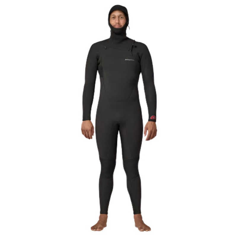 Patagonia Mens R4 Regulator FZ Hooded Wetsuit Black