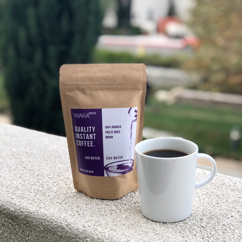 Waka Instant Coffee – Light Roast 3.5 oz Bag