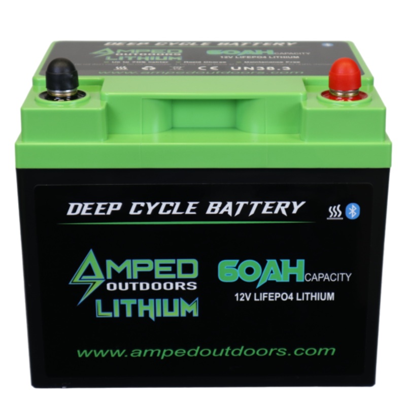 Amped Outdoors 12V 60AH LiFePO4 Lithium Battery