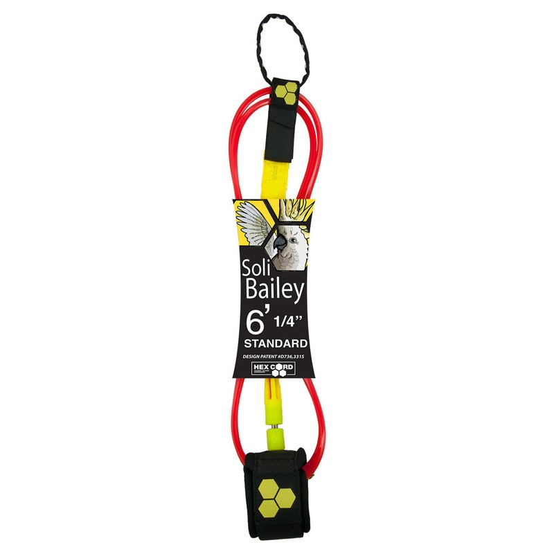 Channel Islands Soli Bailey Standard Leash 6ft – Red