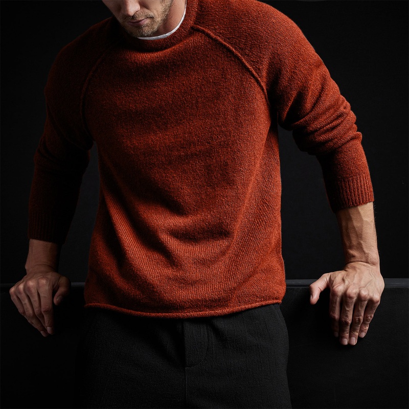 Mid Gauge Cashmere Sweatshirt – Harvest