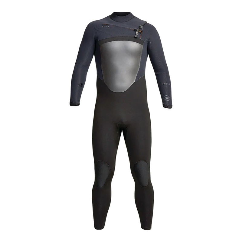 Xcel Drylock 3/2 Chest-Zip Men’s Fullsuit Wetsuit – Black