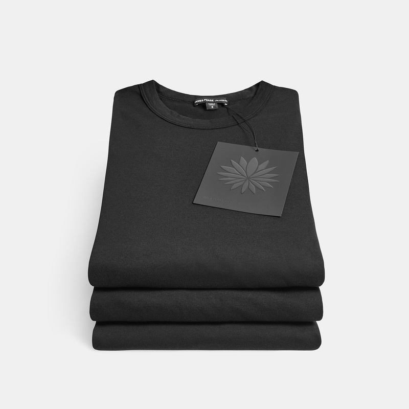 3 Pack Luxe Lotus Jersey Tee – Black