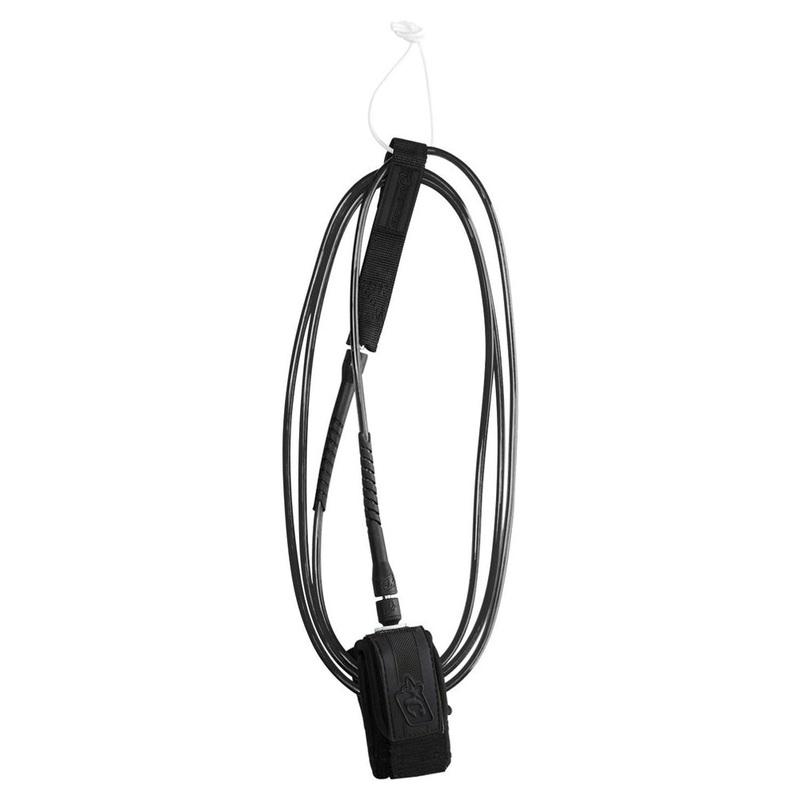 Creatures of Leisure 9ft Longboard Knee Leash – Black/White