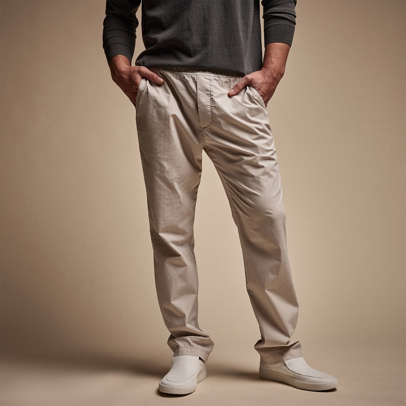 Cotton Linen Poplin Pant – Salt Pigment