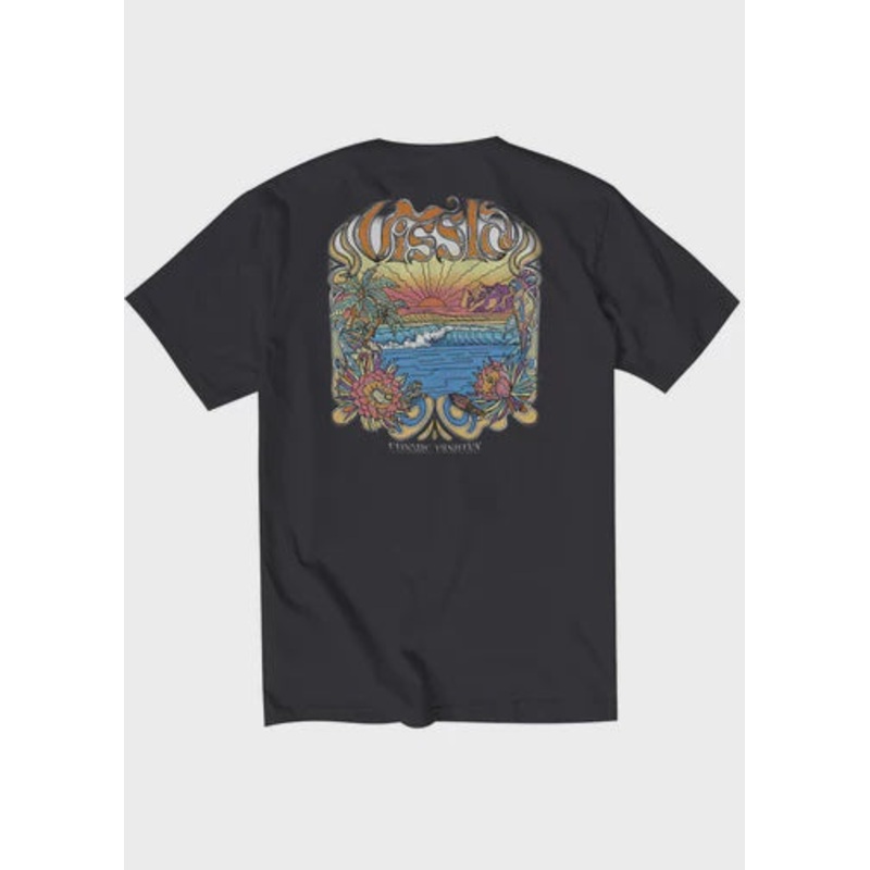 Vissla Visuals Organic SS Tee Black