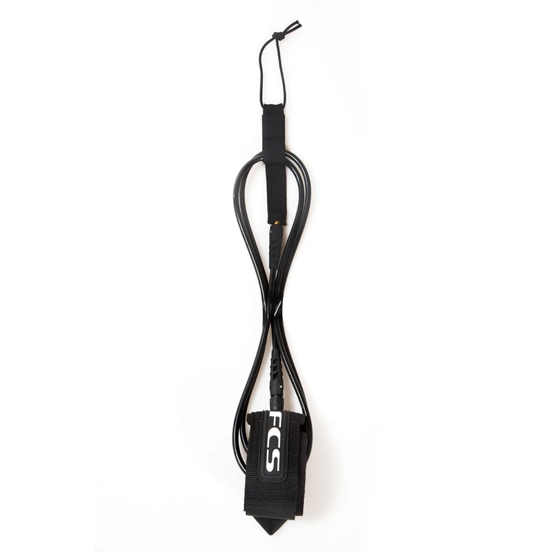 FCS 8ft Regular Classic Leash – Black