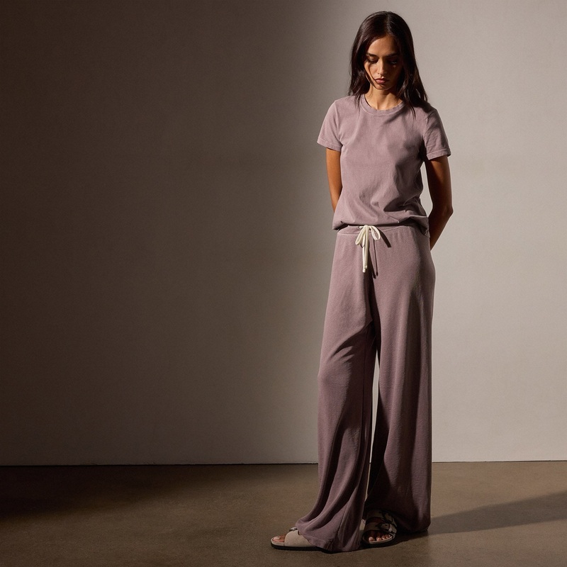 Wide Leg Sweatpant – Red Ash Pigment