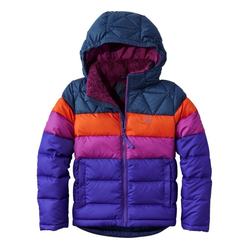 Bean’s Down Jacket Color Block Kids’