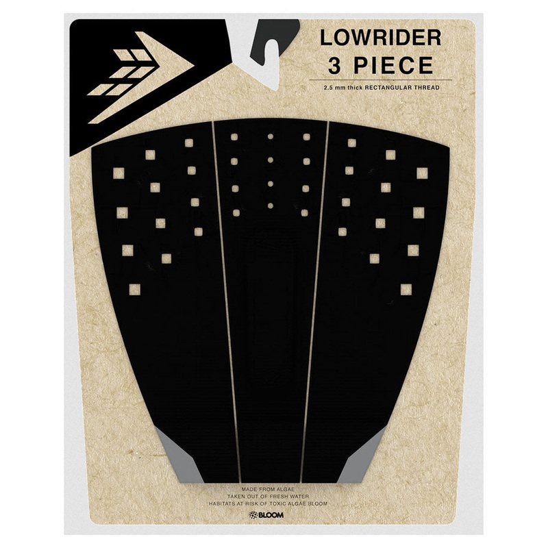 Firewire Low Rider 3 Piece Tail Pad – Black/Charcoal