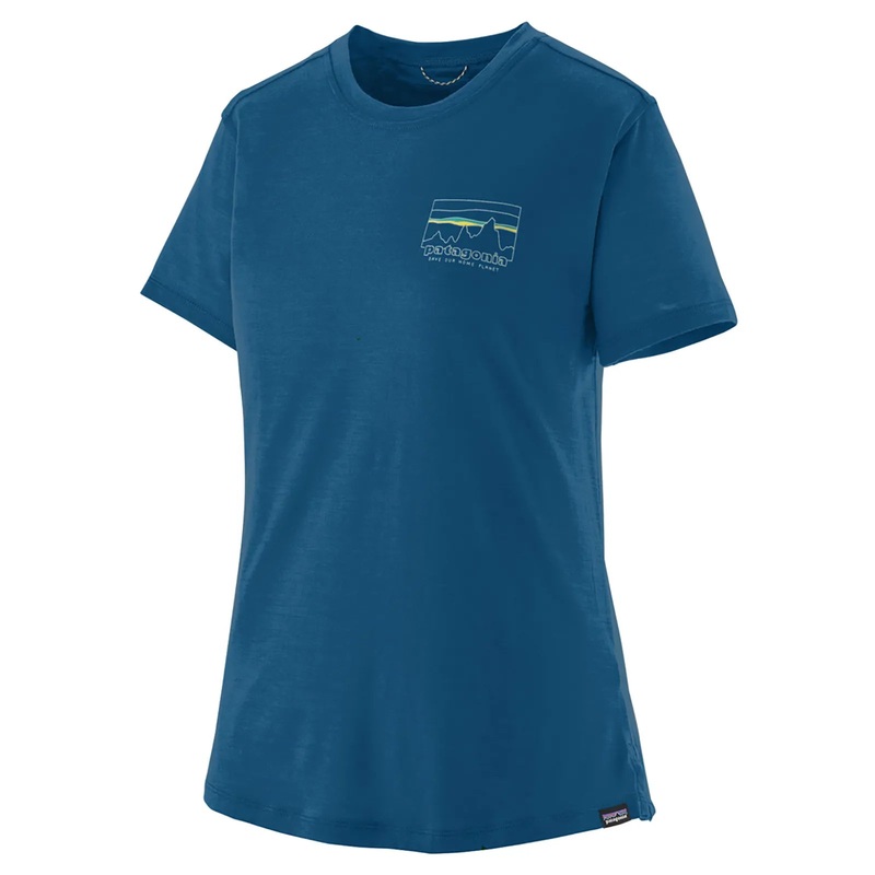 Patagonia Women’s Capilene Cool Merino Blend Graphic Shirt – ’73 Skyline/Endless Blue