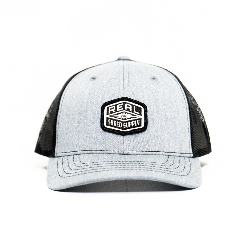 REAL Shred Supply Hat-Heather Grey/Black