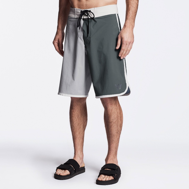 Y/OSEMITE Vintage Colorblocked Boardshort – Stone/Slate/Shell