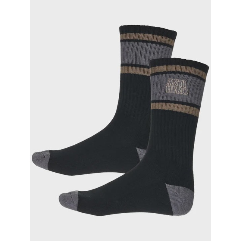 Anti Hero Black Hero Outline Emb Socks